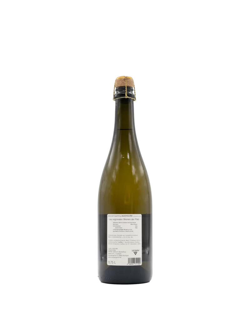 Kiste mit alkoholfreiem Sekt Jederzeit Sparkling (6 Stück) – Bild 3
