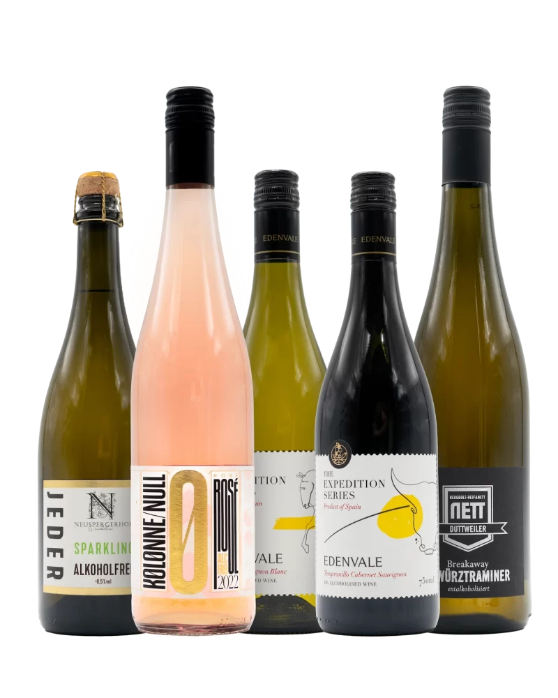 Paket mit alkoholfreier Weinverkostung