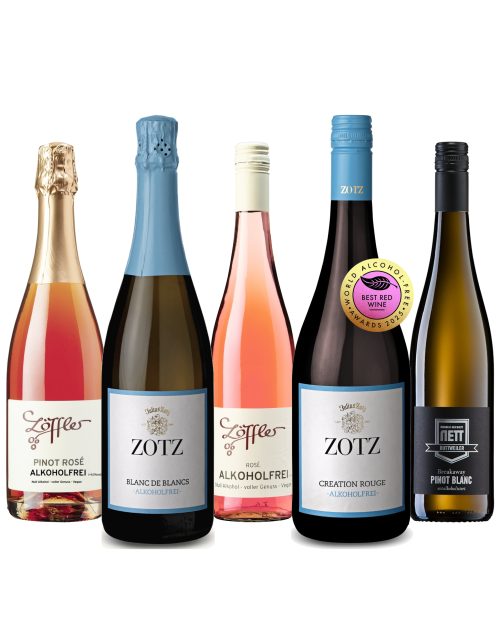 Proefpakket Alcoholvrije Wijn 5 Wijnen