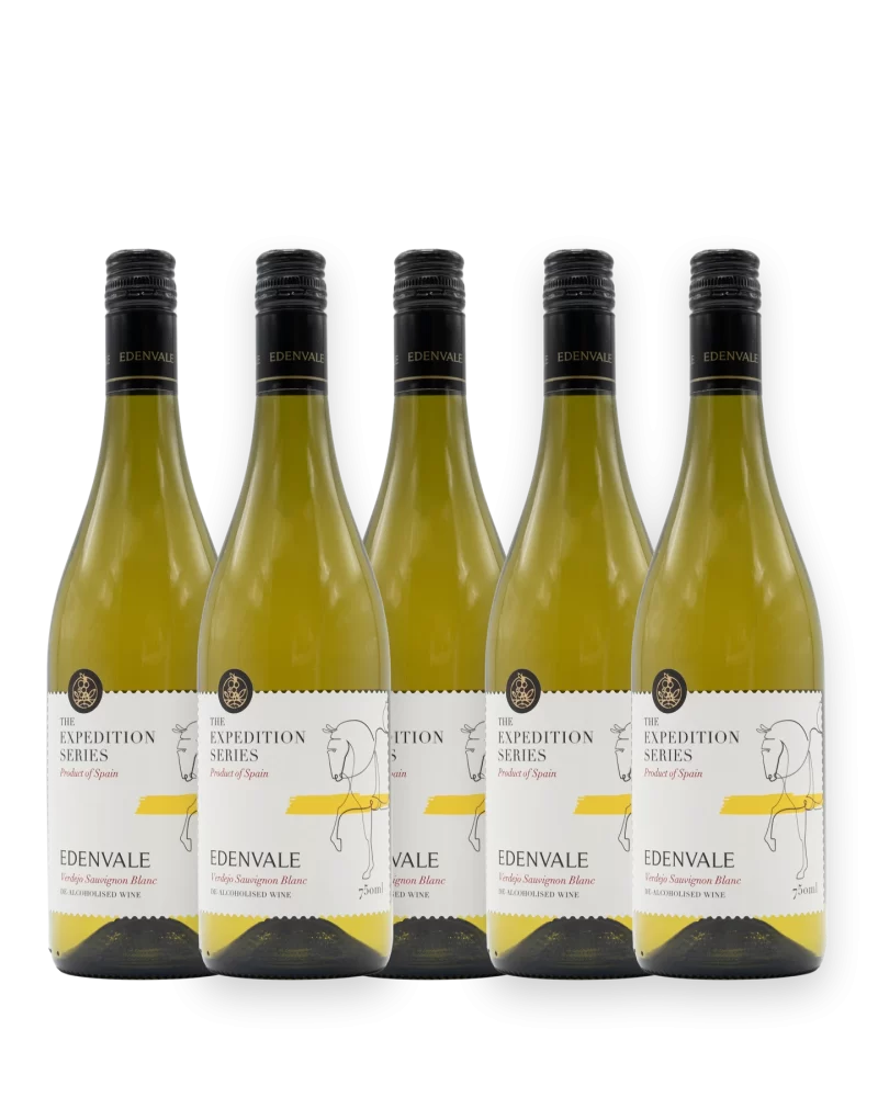 Kiste mit alkoholfreiem Weißwein Edenvale Verdejo Sauvignon Blanc (6 Stück)