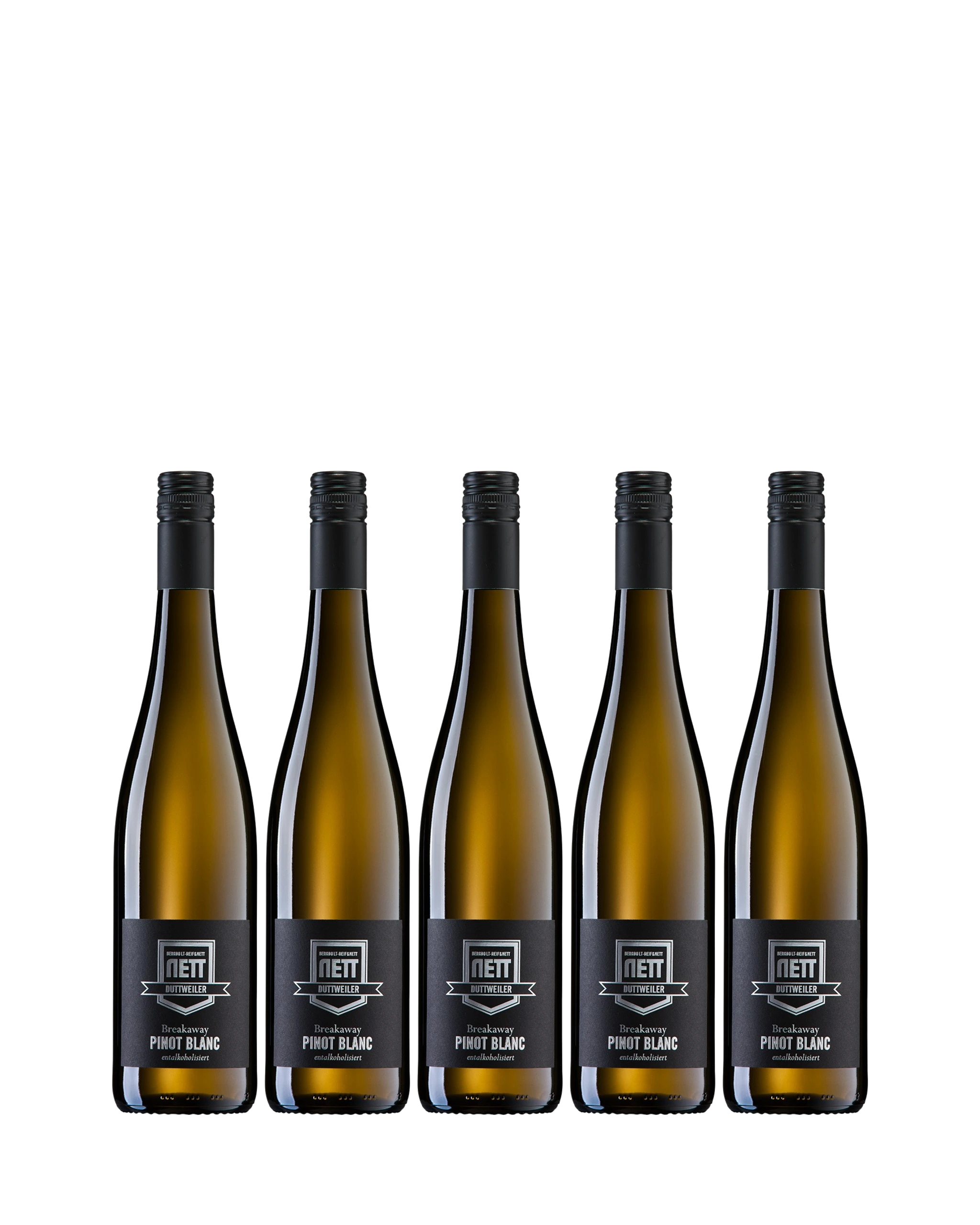 Kiste mit alkoholfreiem Weißwein Bergdolt-Reif & Nett - Breakway Gewürztraminer (6 Stück)
