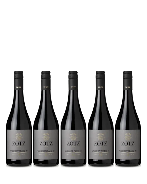 Doos alcoholvrije rode wijn Zotz Zero Cabernet Franc (6 st.)