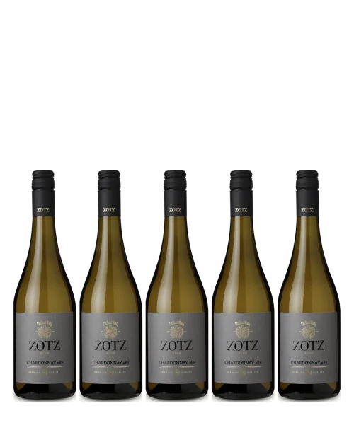 Doos alcoholvrije witte wijn Zotz Zero Chardonnay (6 st.)